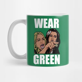 Yelling at Cat Meme - Wear Green Mug